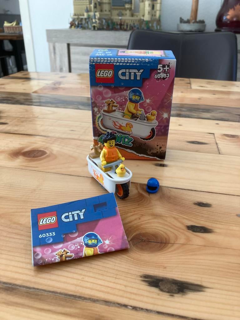 LEGO City Badkuip Stuntmotor 60333 - Complete set, City, Lego, Ophalen of Verzenden, Zo goed als nieuw