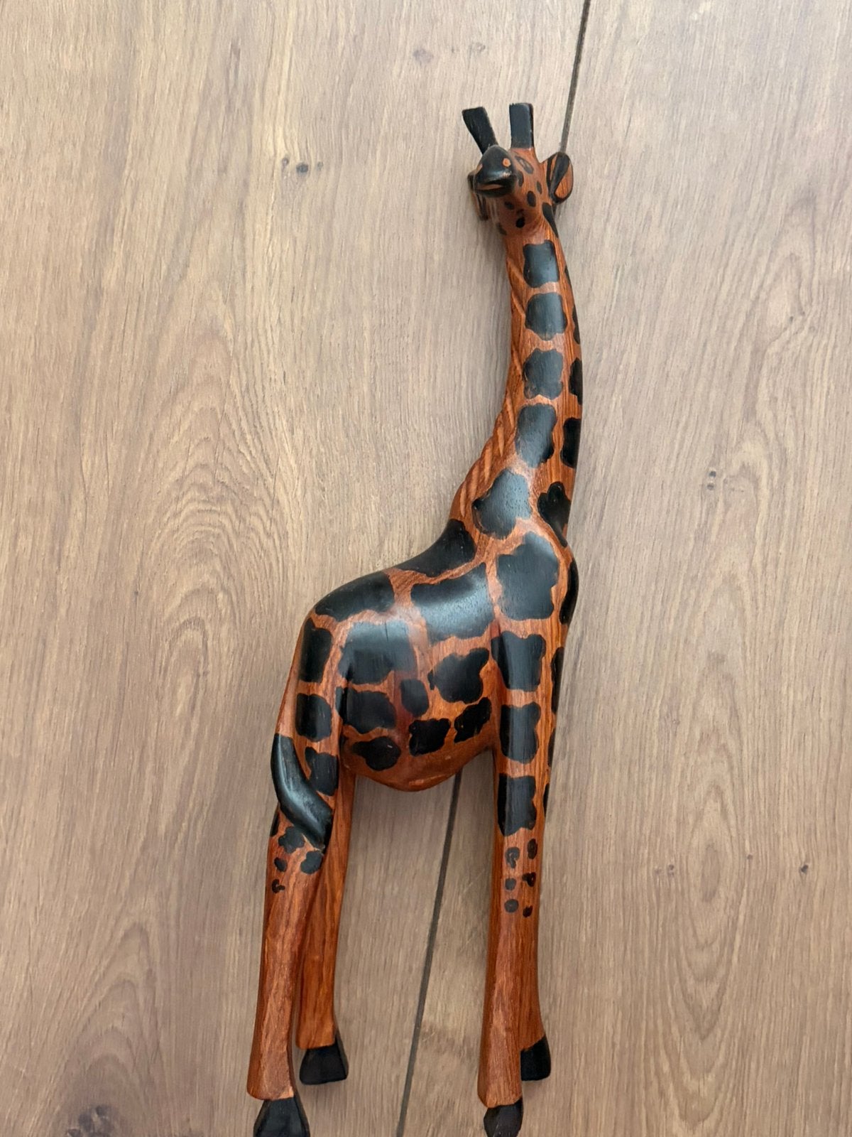 Houten giraffe, Ophalen of Verzenden, Zo goed als nieuw