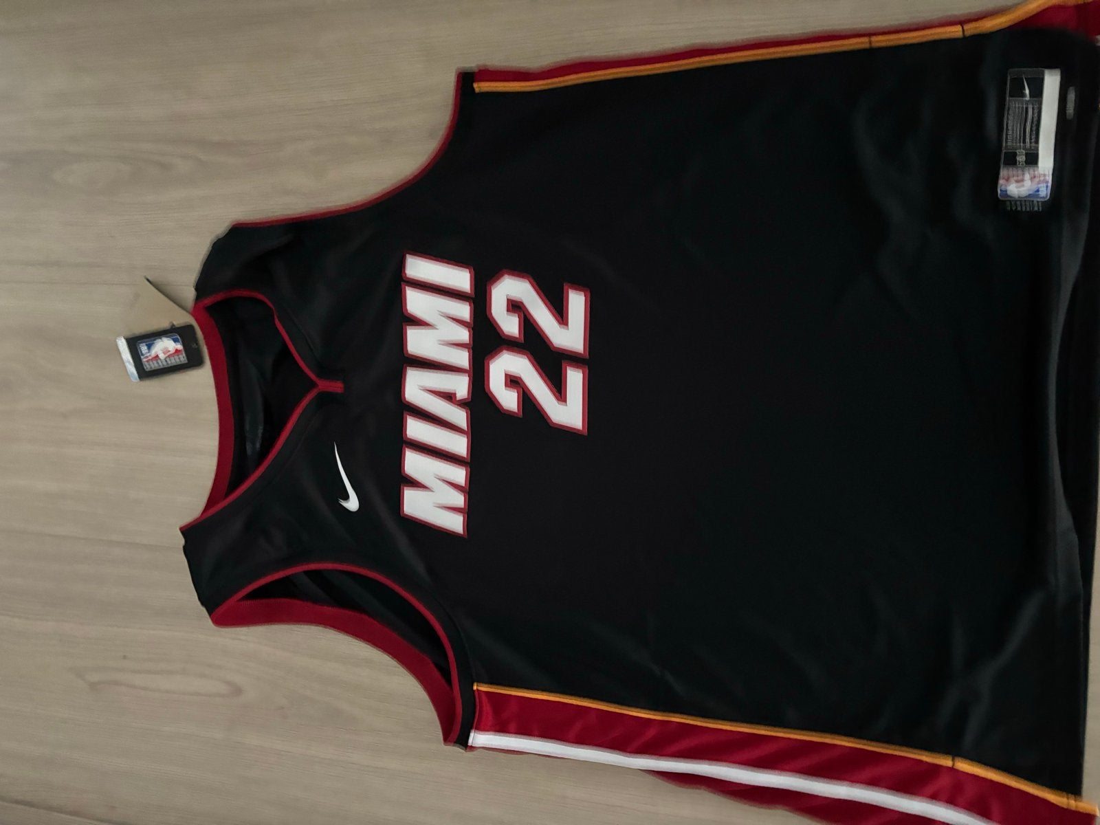 NBA Miami Heat Butler 22 Nike Swingman Jersey Maat 60, Zwart, Nieuw, Overige maten, Ophalen of Verzenden