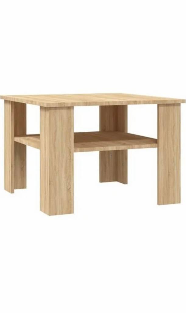 2x bijzettafel afm 60/60, Vierkant, 55 tot 75 cm, Zo goed als nieuw, Ophalen