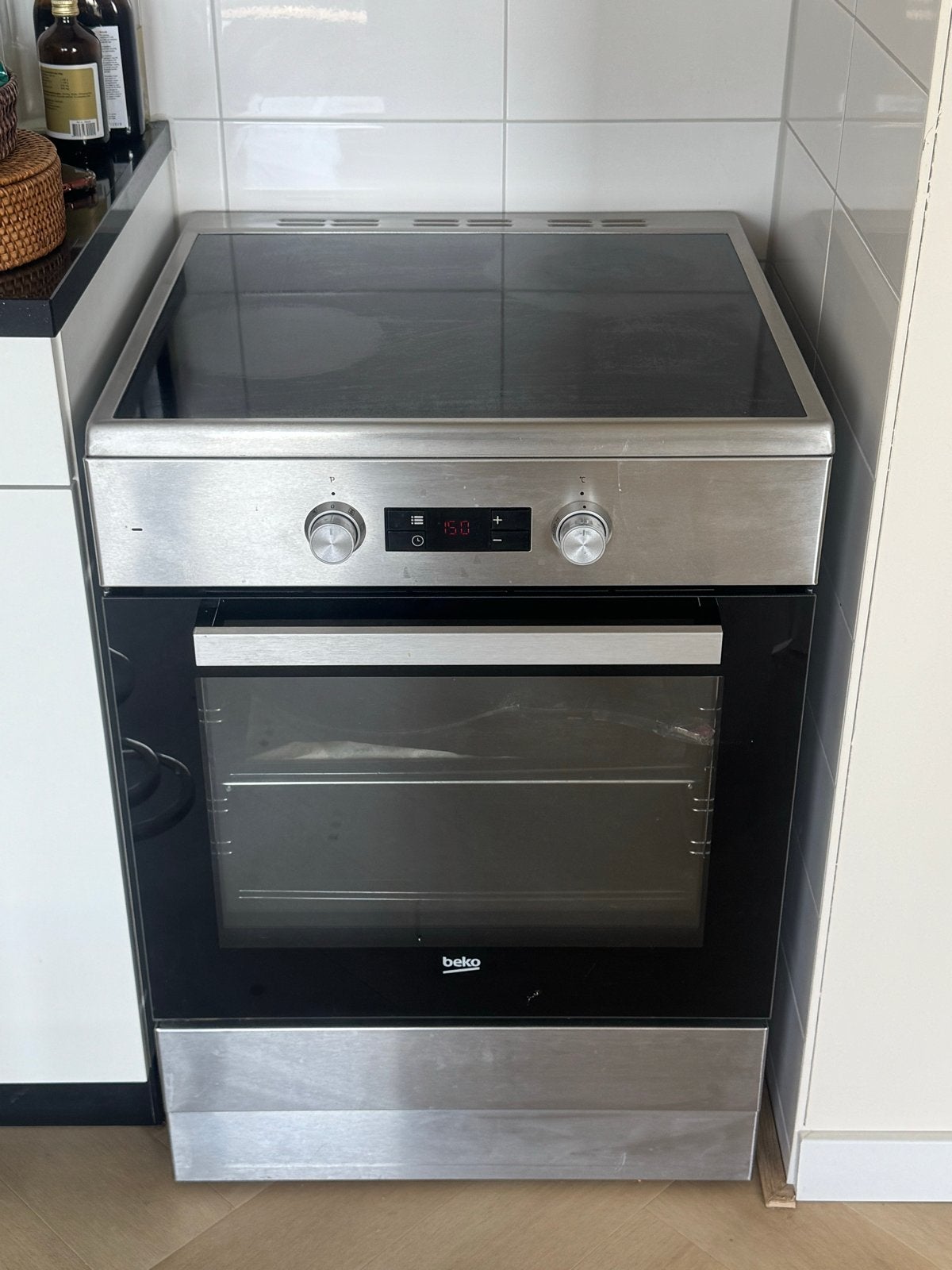 Beko FSM89302GXS Fornuis met Inductie Kookplaat, Ophalen, Hete lucht, 60 cm of meer, 4 kookzones
