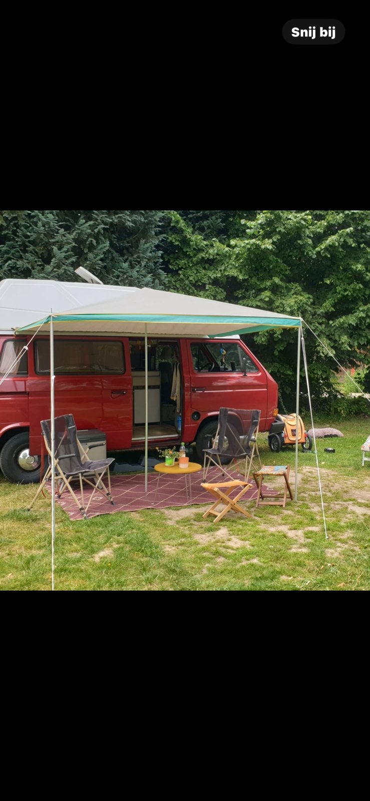 T3 Brandrup luifel met 2 zijwanden ! Origineel  80s vintage, Ophalen, Zo goed als nieuw