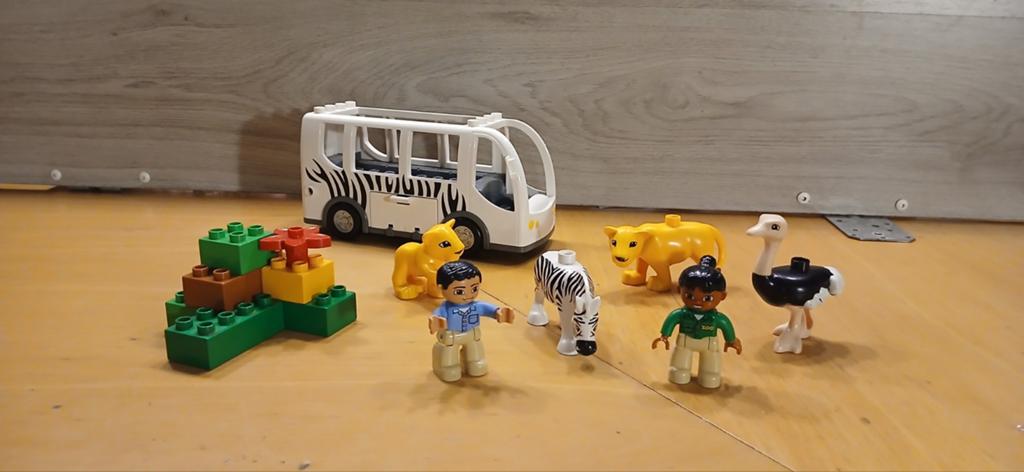 Duplo 10502 Zoo / safari bus, Ophalen of Verzenden, Zo goed als nieuw, Duplo, Complete set