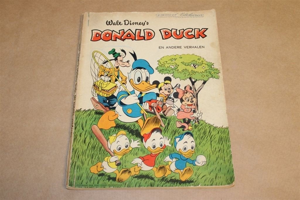 Donald Duck en andere verhalen - 1958 !!, Eén stripboek, Ophalen of Verzenden, Gelezen