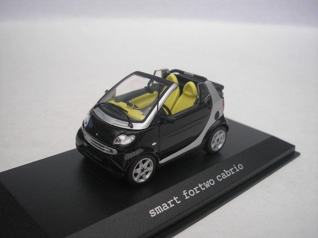 Smart Fortwo Cabrio 2003 Jack Black 1/43 Minichamps, Ophalen of Verzenden, Nieuw, Auto, MiniChamps