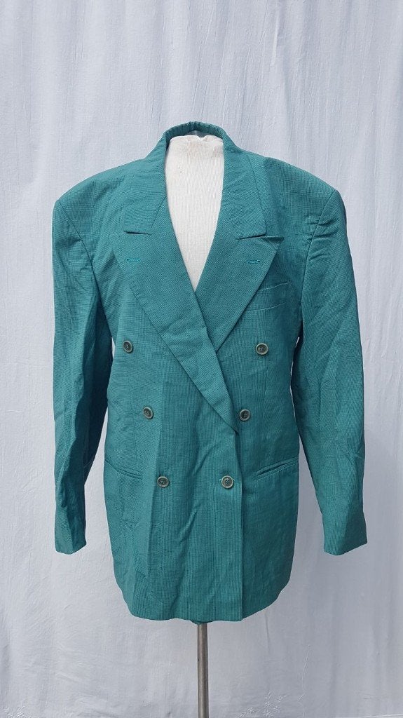 mooi groen ouderwets colbert. mt 50. Merk Bruggeman, Maat 48/50 (M), ., Ophalen of Verzenden, Zo goed als nieuw