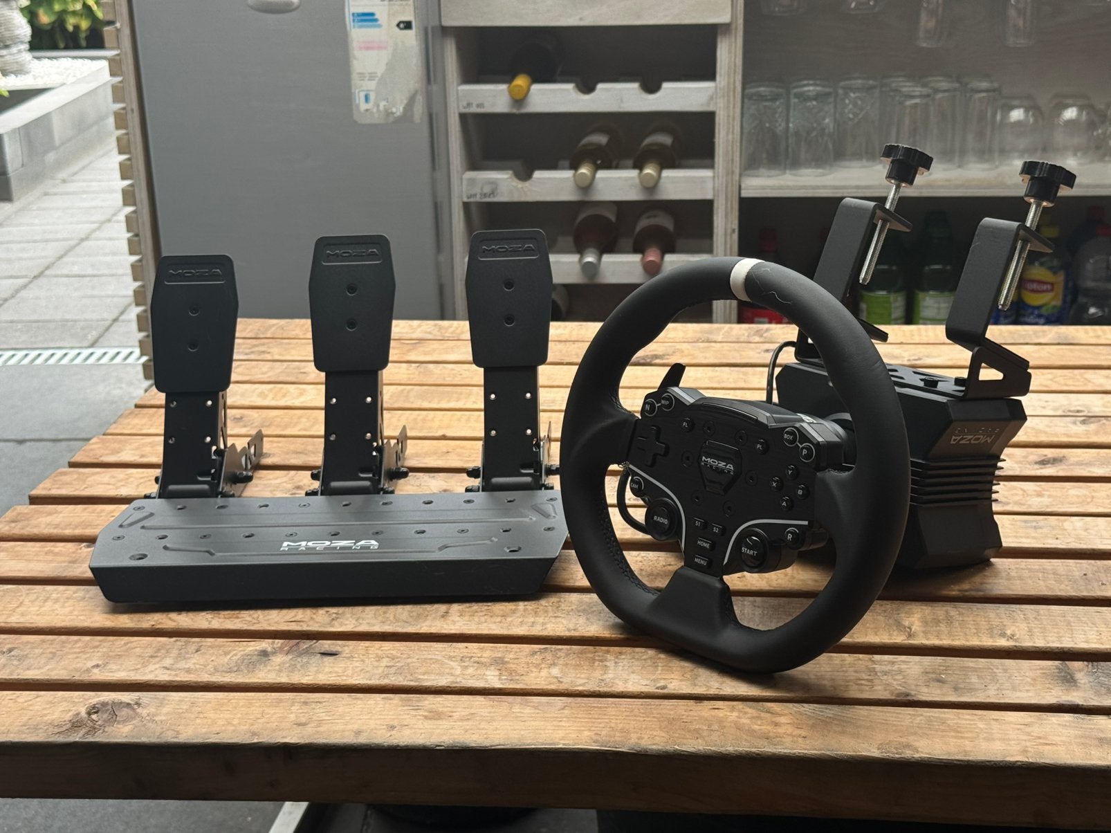 Moza Racing R5 + Pedalen, Ophalen of Verzenden, Zo goed als nieuw
