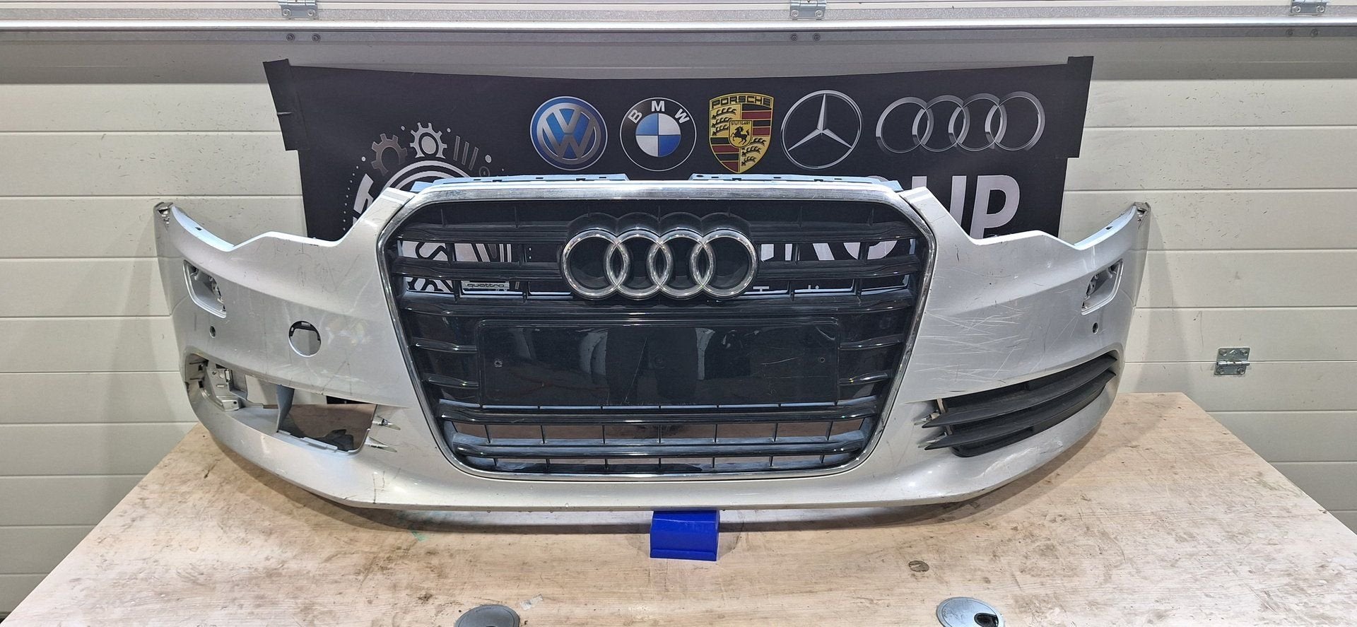Voorbumper Audi A6 Allroad C7, Gebruikt, -, Voor, -