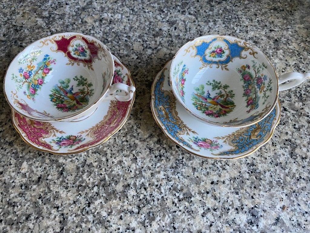 Vintage porselein kopjes, Ophalen of Verzenden