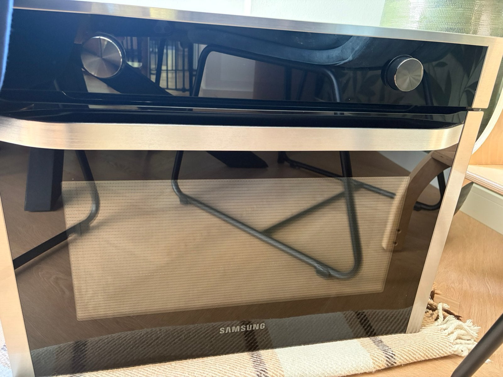 Samsung NQ50J5530BS inbouw combi oven, Ophalen, Gebruikt