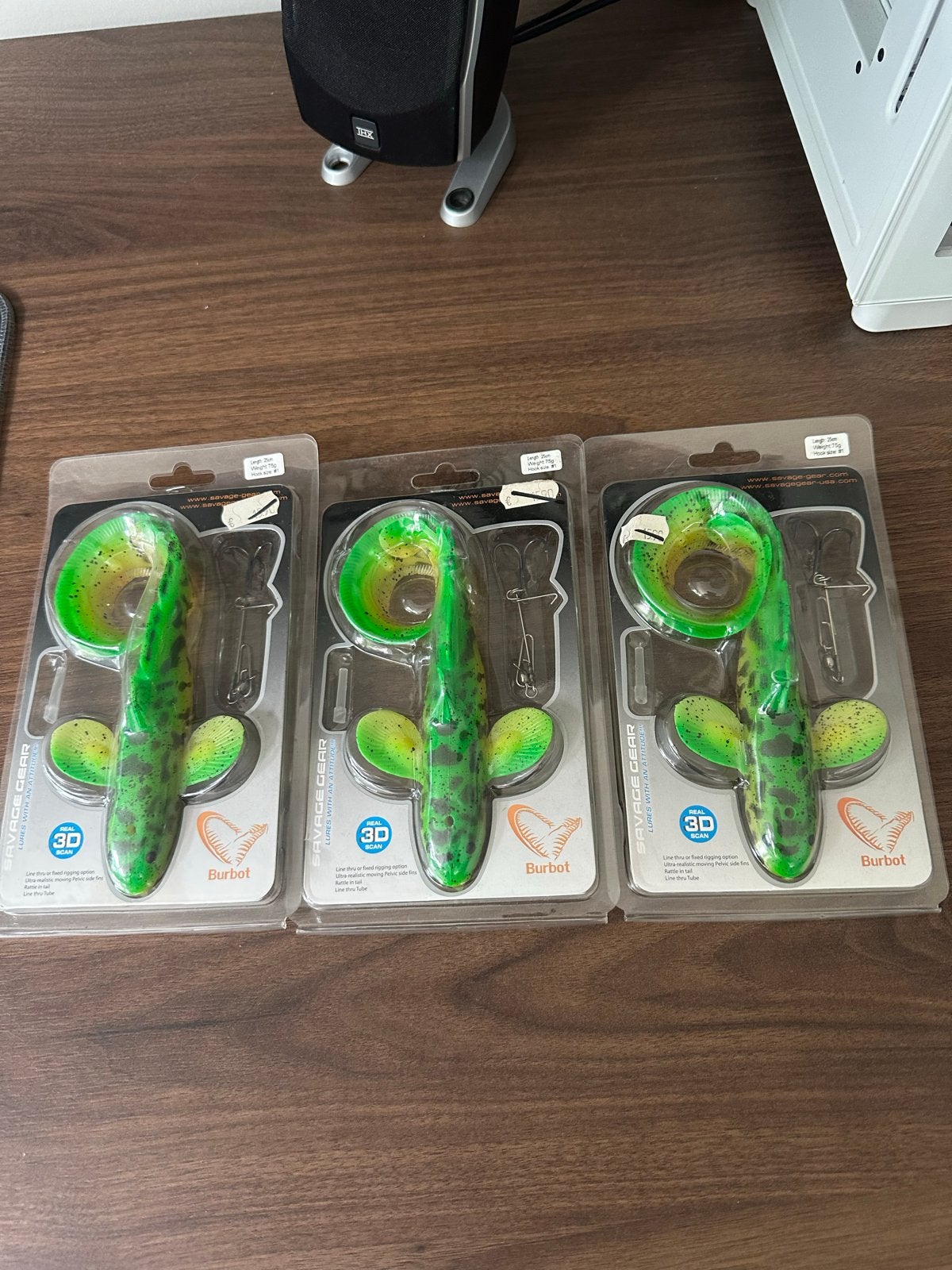 Savage Gear 3D BurBOT kunstaas (3 stuks), Ophalen of Verzenden, Nieuw, Kunstaas