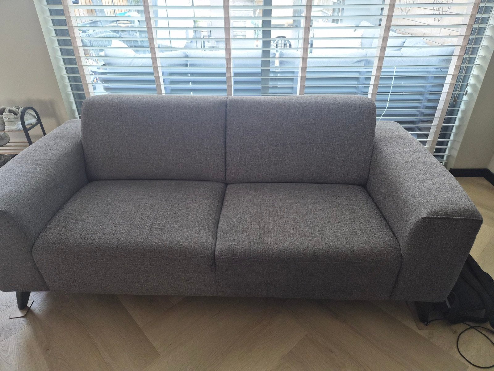2 & 2,5 zits (electrisch uitschuifbaar) bankstel, Ophalen, Gebruikt, 75 tot 100 cm, 200 tot 250 cm