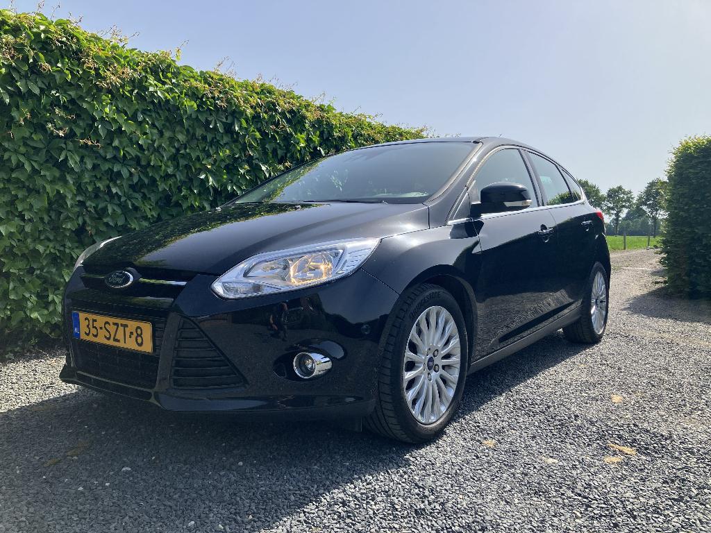 Ford Focus 1.6 Ecoboost Titanium bj2012 Zwart, Auto's, Ford, Particulier, Focus, ABS, Airconditioning, Automatische klimaatregeling