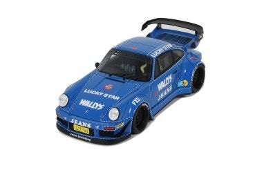 Porsche 911 RWB Osho Arrow Blue Schaal 1:18, Overige merken, Auto, GT Spirit, Nieuw