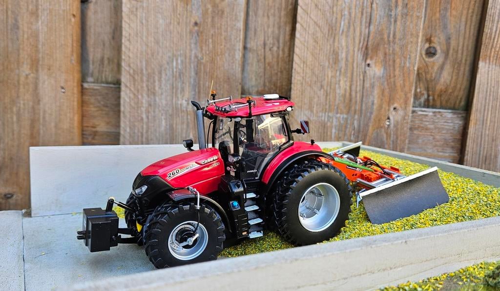 Case IH Puma 260 CVXDRIVE + Holaras JUMBO-HK-HUS kuilverdele, Hobby en Vrije tijd, Modelauto's | 1:32, Ophalen of Verzenden, Tractor of Landbouw