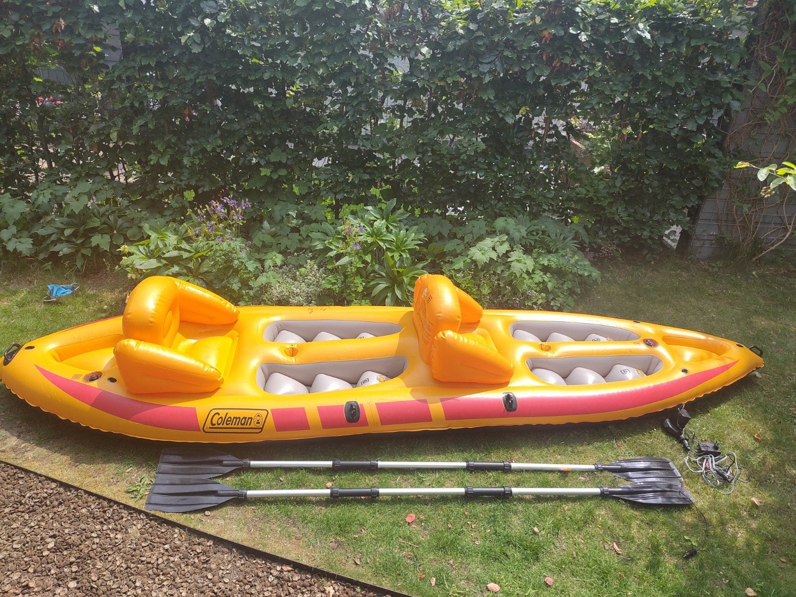 Opblaasbare Kajak - Opblaasbare boot met pomp en toebehoor, Ophalen of Verzenden