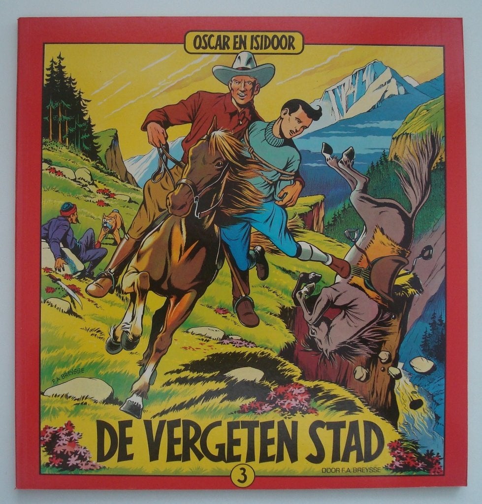 Oscar en Isidoor 3 - De vergeten stad, Ophalen, Eén stripboek, Nieuw, F.A. Breysse