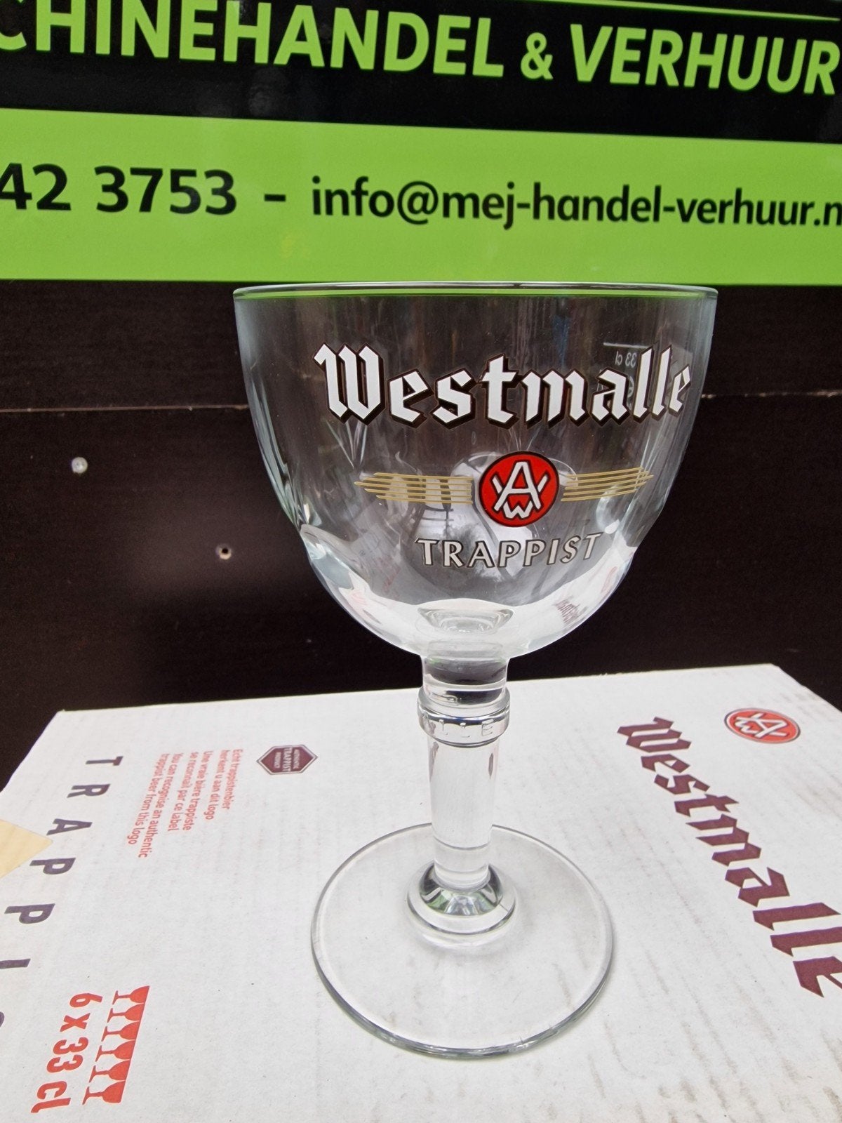 Westmalle Trappist bierglazen – 33 cl – 5 stuks, Verzamelen, Ophalen, Nieuw, Glas of Glazen, Overige merken
