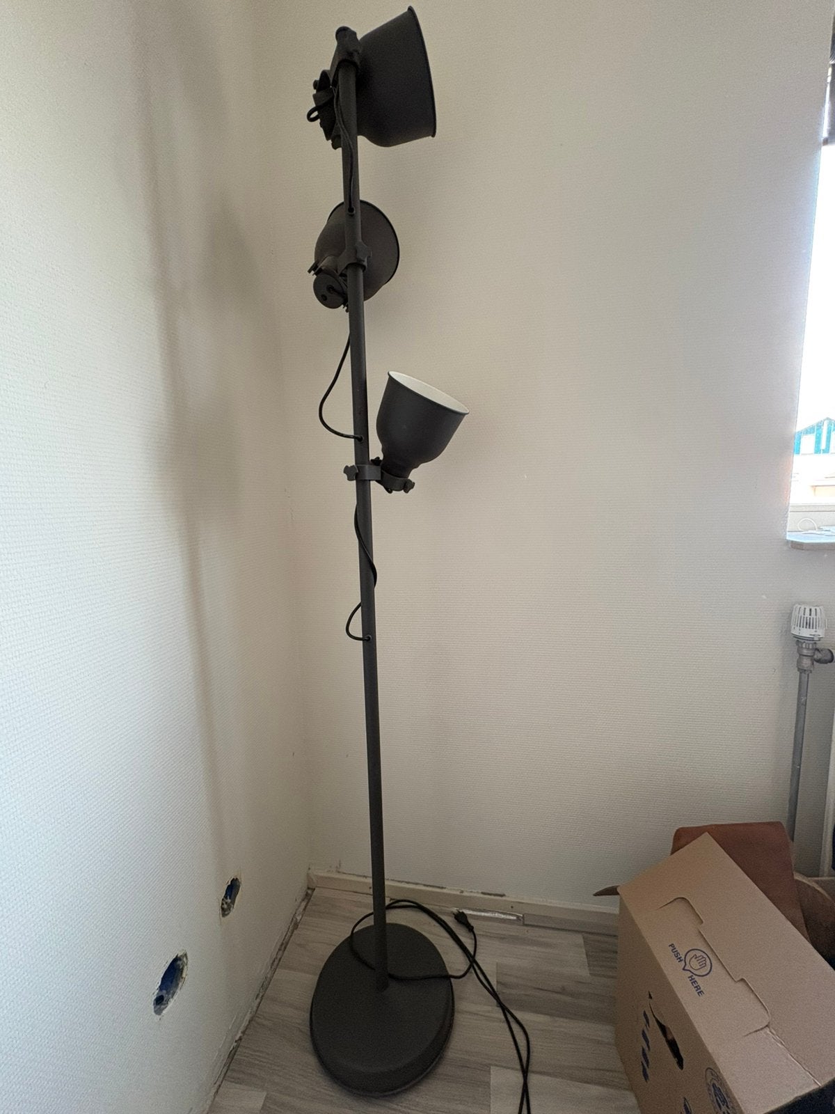 Ikea lamp Hektar, Ophalen, Zo goed als nieuw, Metaal, 100 tot 150 cm