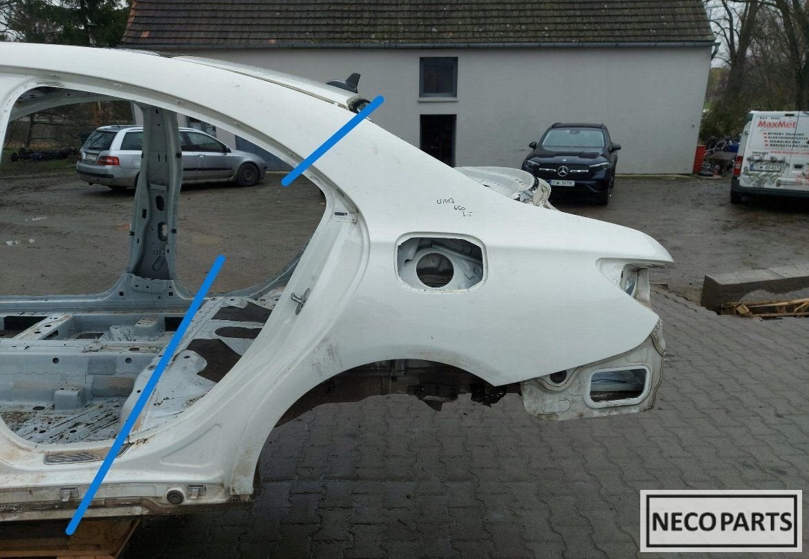 MERCEDES CLA W117 ACHTERSCHERM ZIJSCHERM SCHERM SPATBORD O.A, Gebruikt, -, Ophalen of Verzenden, Spatbord
