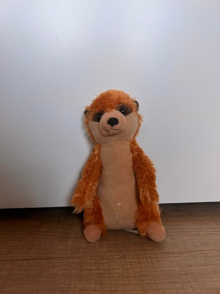 Stokstaartje knuffel ouwehands dierenpark, Ophalen of Verzenden, Zo goed als nieuw, Overige typen