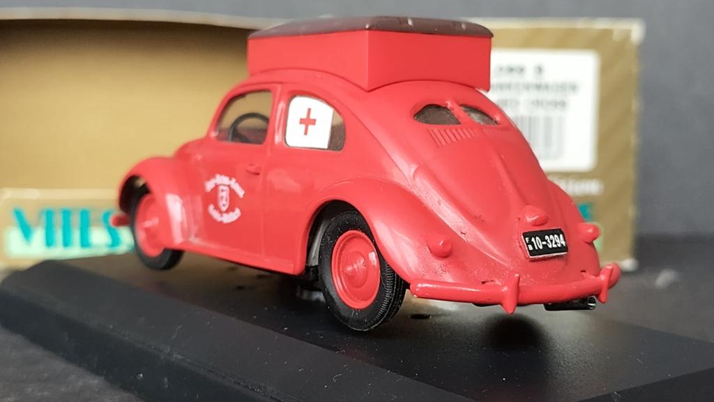 Volkswagen VW kever Rotes Kreuz ambulance 1:43 Vitesse Pol, Overige merken, Auto, Verzenden, .