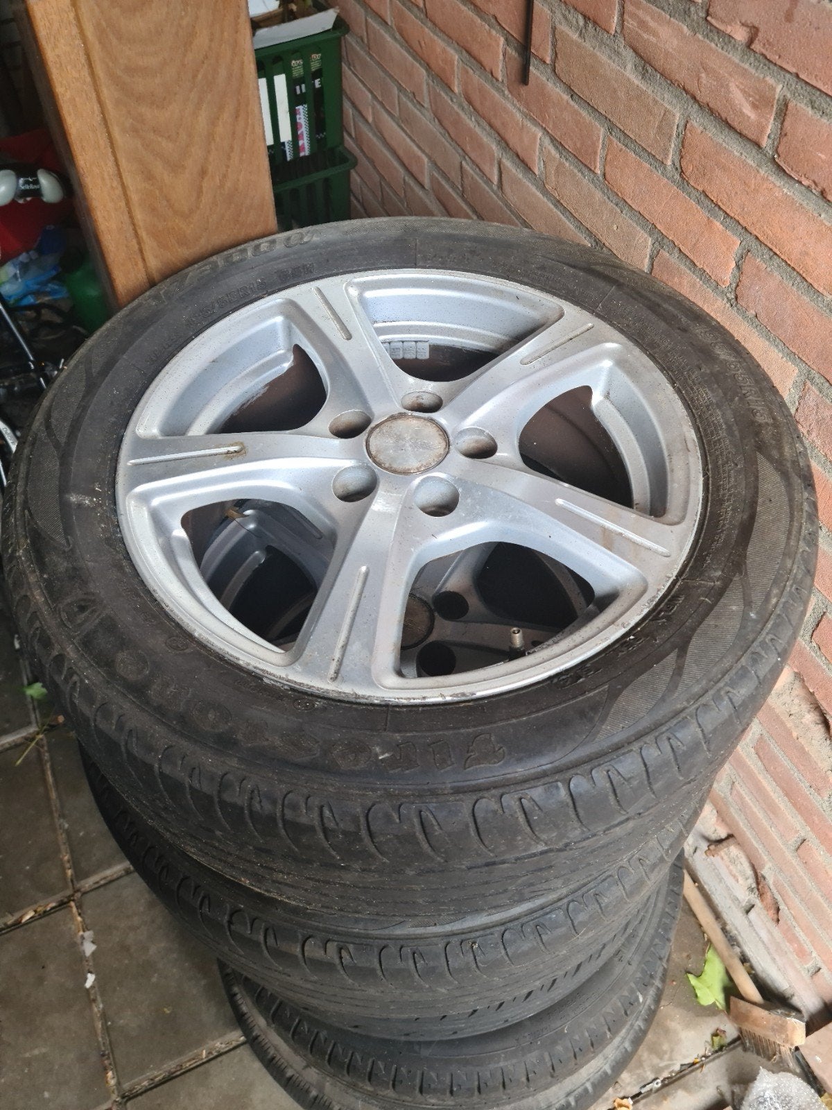 Seat ibiza velgenset 5x100 185 55 15, Ophalen of Verzenden