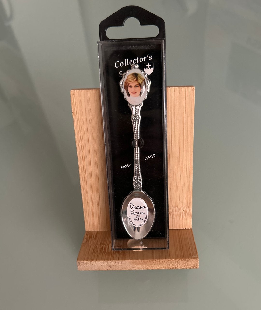 Collector's lepel Diana Princess of Wales verzilverd, Ophalen of Verzenden, Nieuw