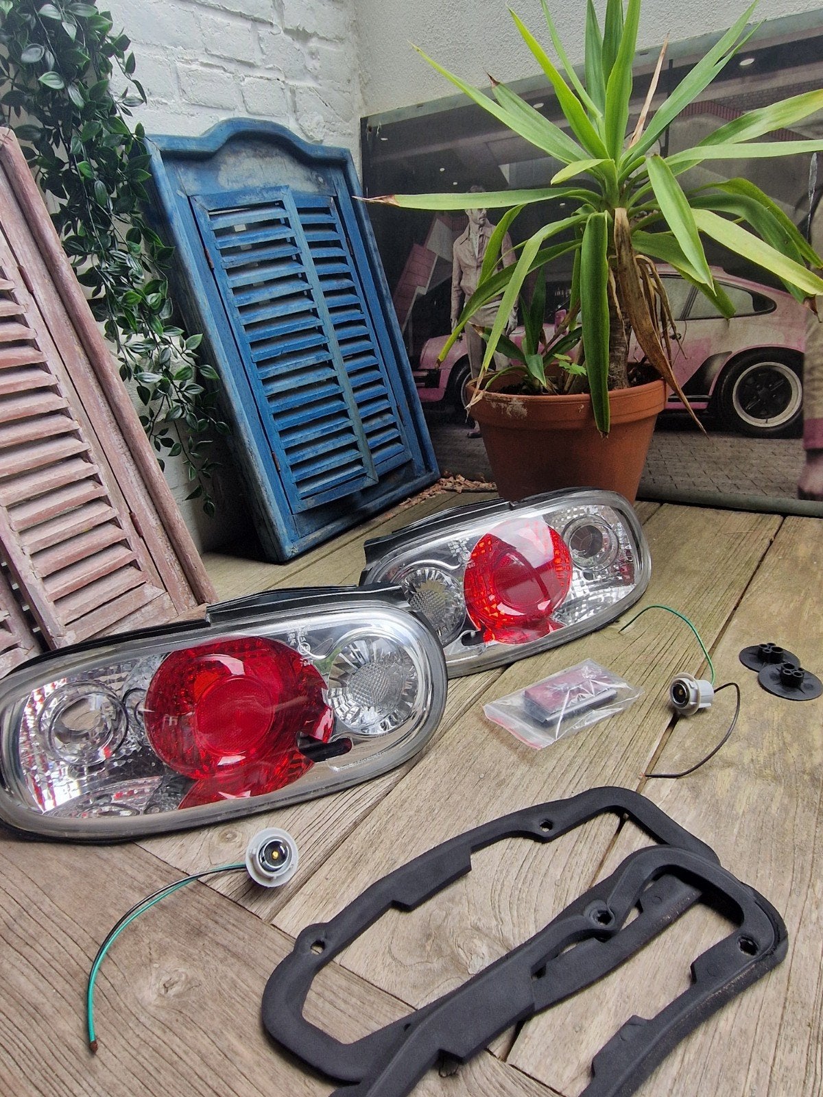 Mazda MX5 NA Clear / Heldere achterlichten + reflector, Auto-onderdelen, Verlichting, Ophalen of Verzenden, Nieuw, Mazda