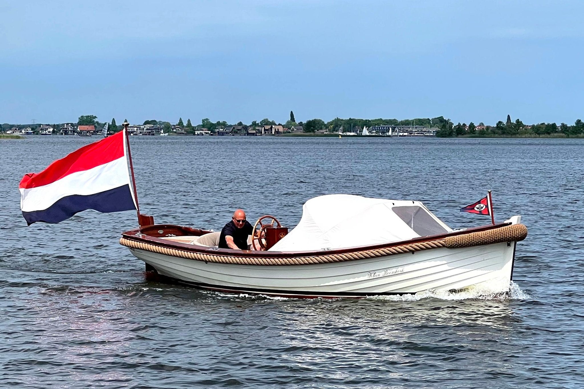 Wajer Kapiteinsloep 720, Watersport en Boten, Sloepen, 19 pk, Diesel, Buiskap, Polyester