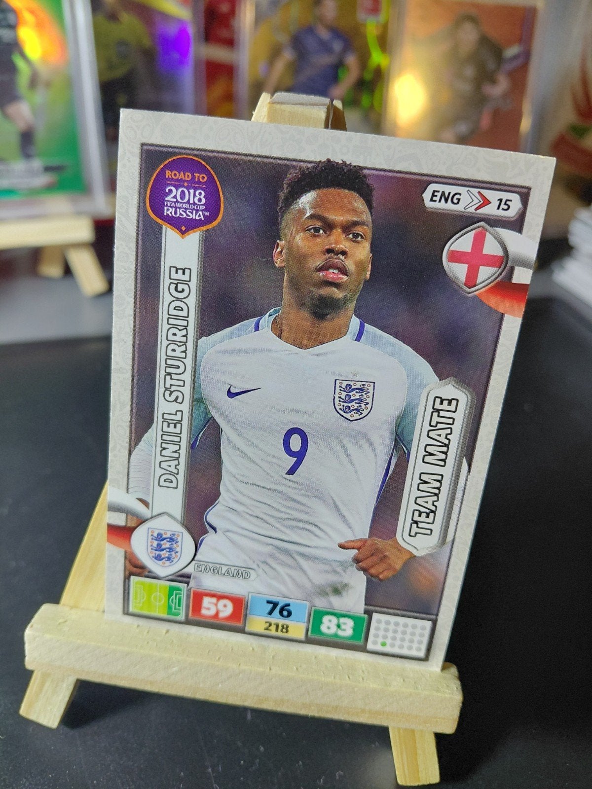daniel sturridge (engeland) panini wk 2018, Ophalen of Verzenden, Nieuw, Buitenlandse clubs, Poster, Plaatje of Sticker