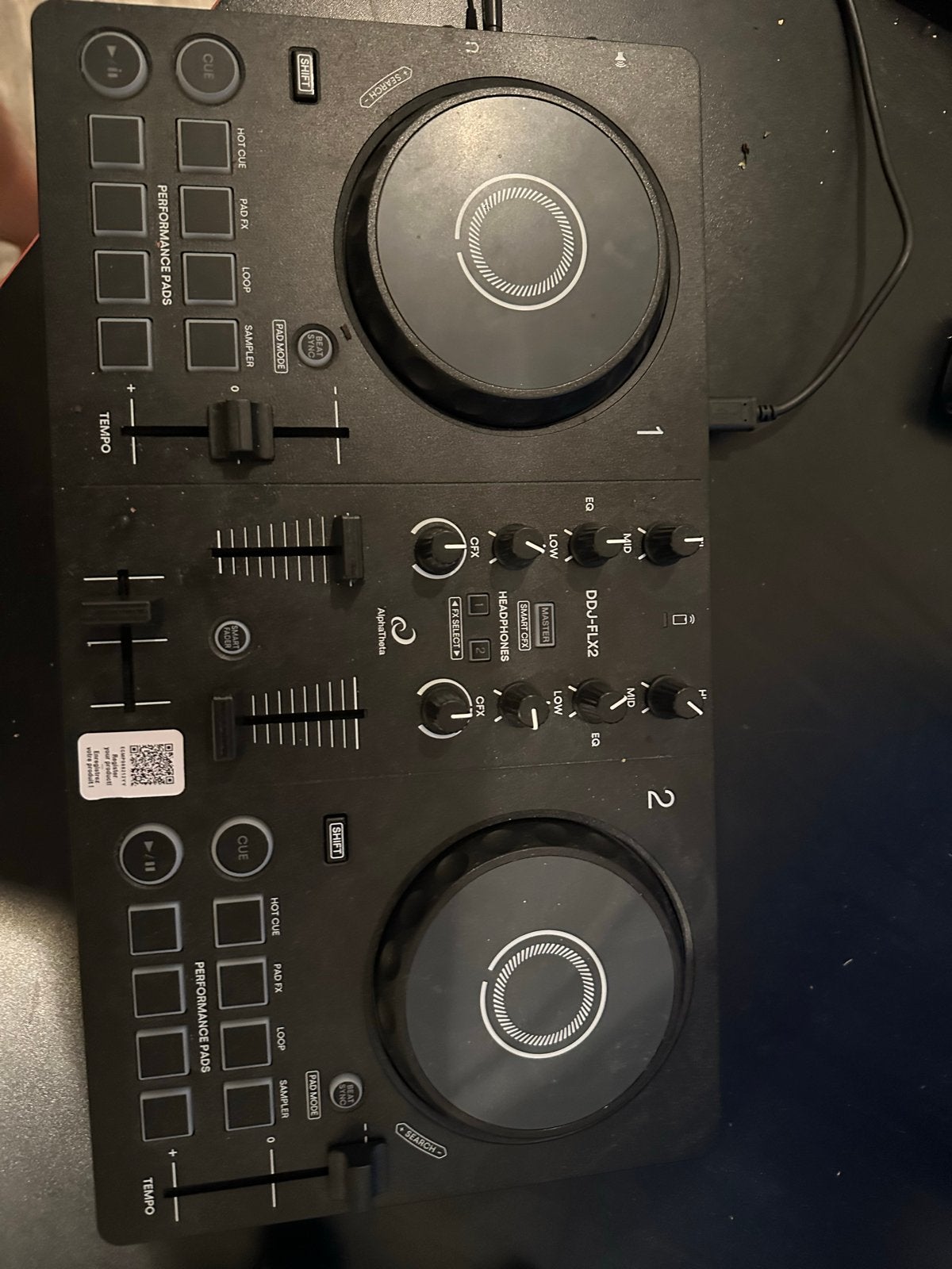 Pioneer DDJ-FLX2 DJ-controller - Zo goed als niew