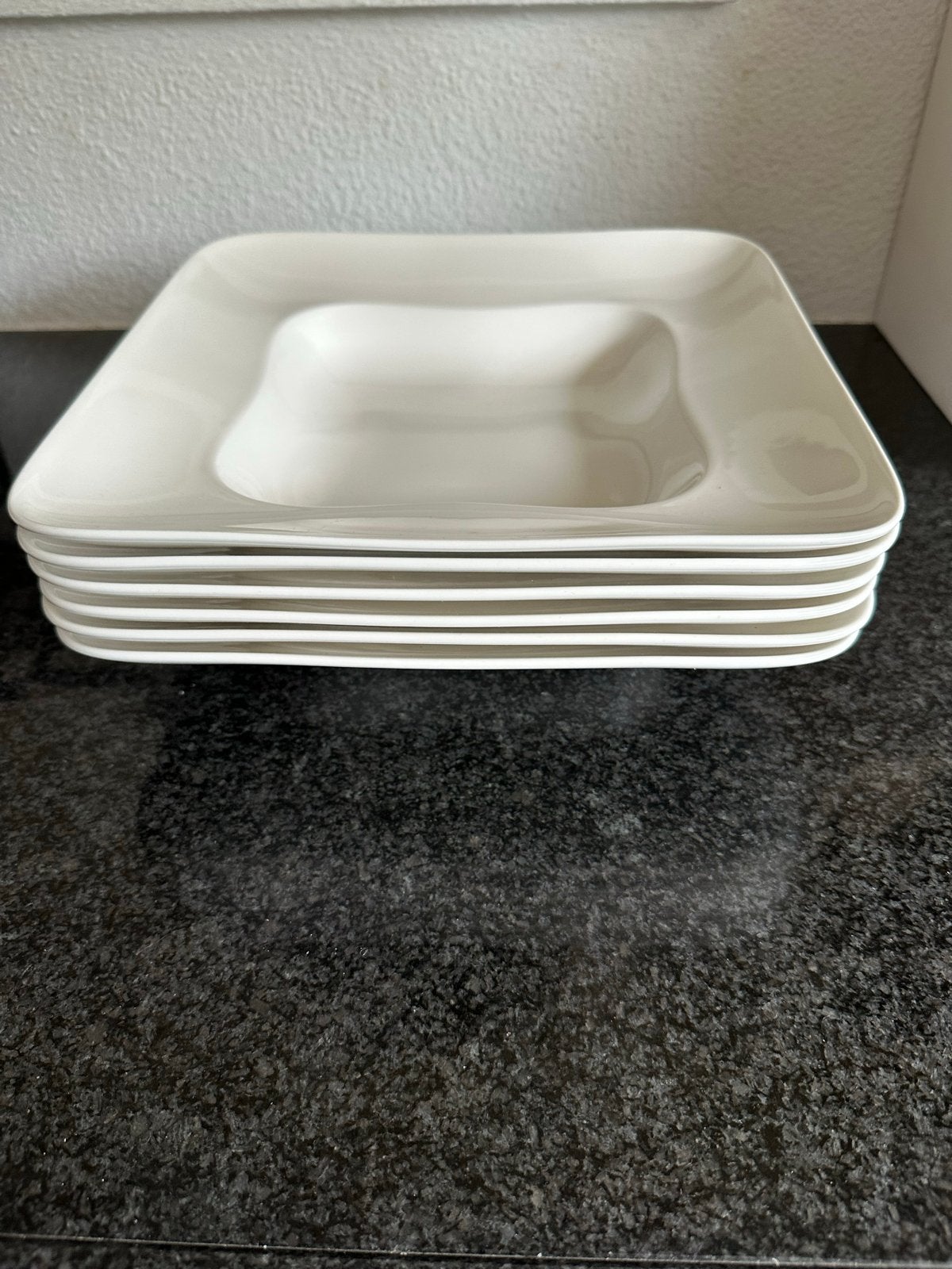 Set van 6 Vivo Villeroy & Boch diepe borden, Ophalen, Vivo, Zo goed als nieuw, Bord(en)