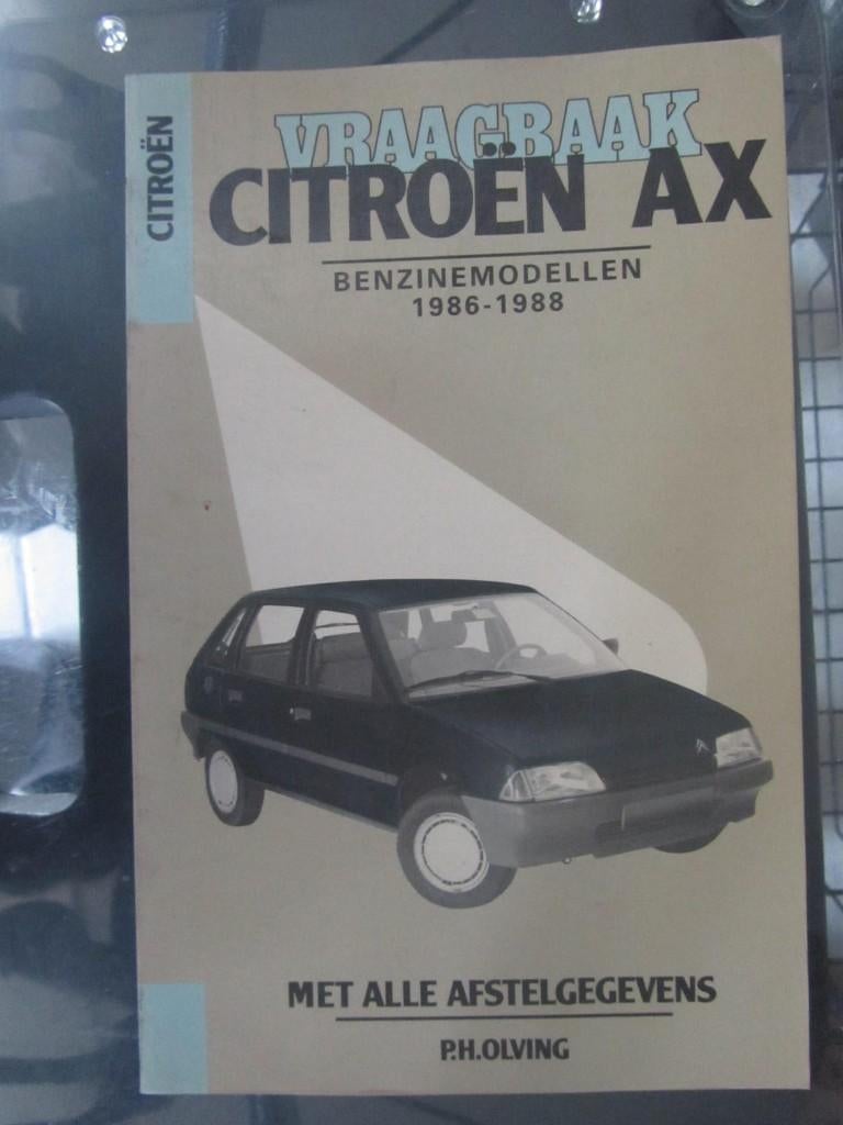 vraagbaak  Citroën  AX  1986 / 1988, Auto diversen, Handleidingen en Instructieboekjes, Ophalen of Verzenden