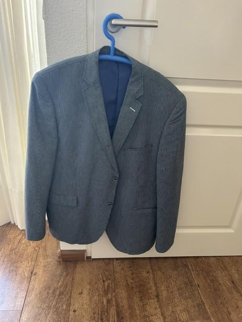 colbert jas, Kleding | Heren, Ophalen of Verzenden, Zo goed als nieuw, Overige maten, Blauw