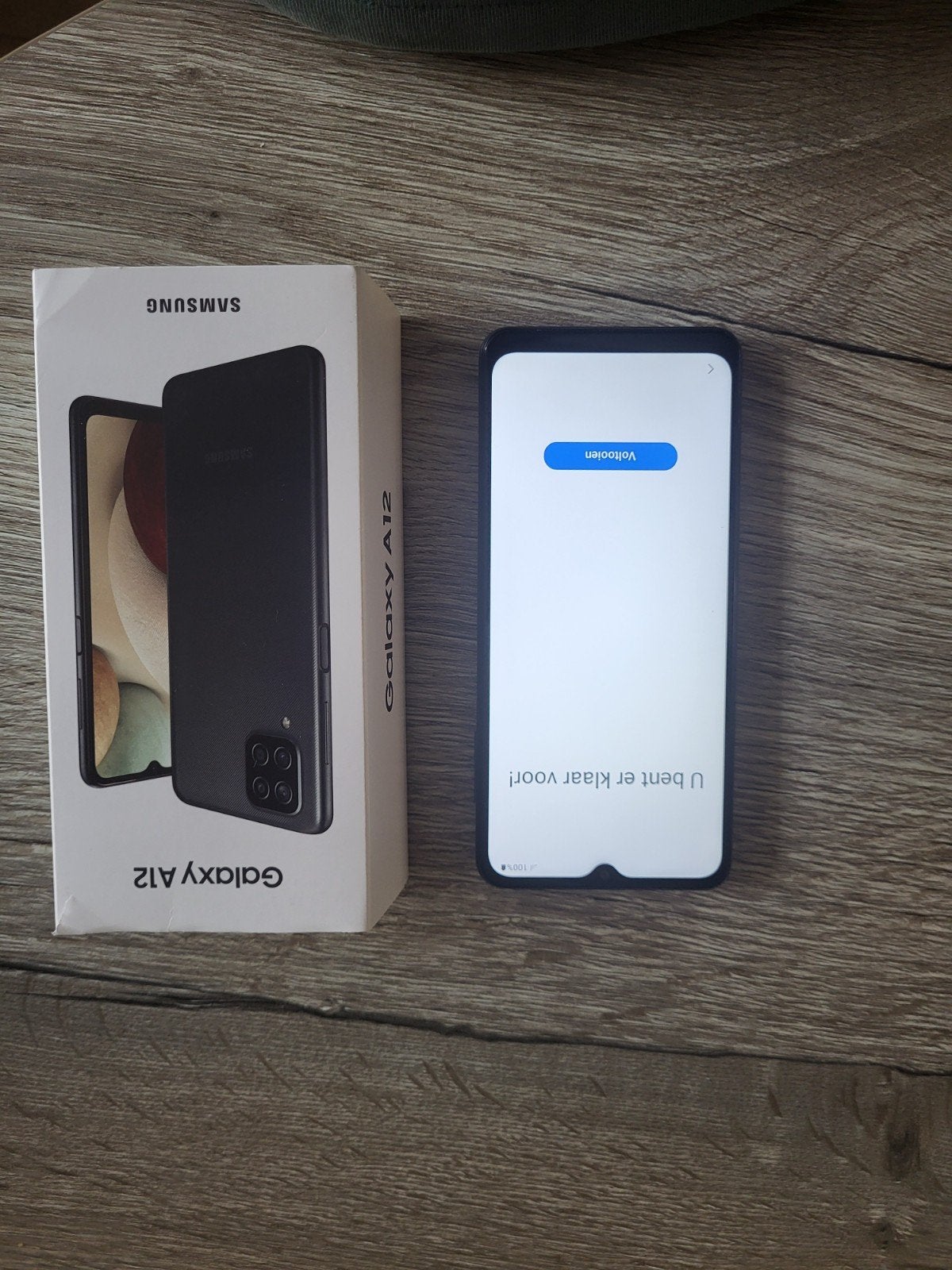 Samsung Galaxy A12 met hoesje en oplader, Telecommunicatie, Mobiele telefoons | Overige merken, Overige modellen, Ophalen of Verzenden