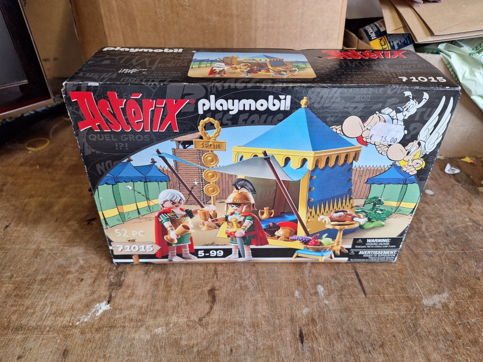 Playmobil Asterix: Romeinse Tent met Centurio en Legionair, Complete set, Overige typen, Nieuw, Ophalen of Verzenden