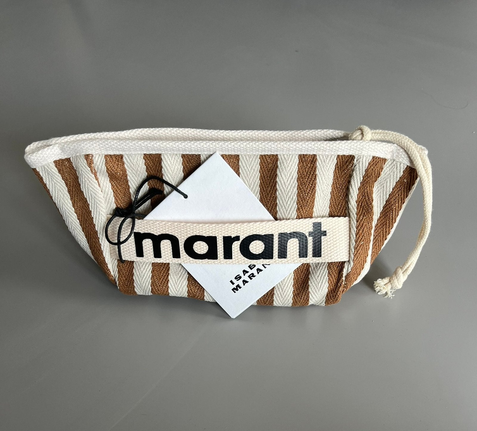 Nieuw! Isabel Marant clutch met rits, Ophalen of Verzenden, Nieuw, Bruin, Overige typen