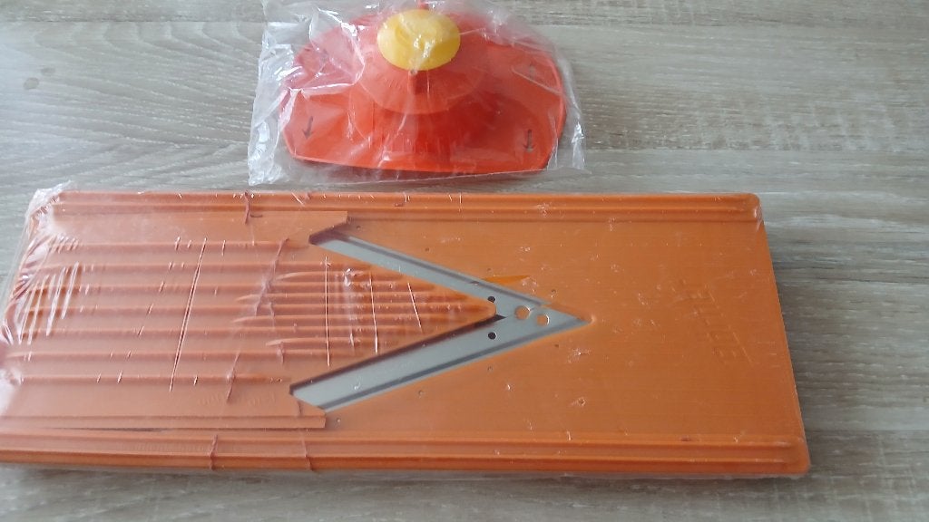 Börner V3 Starter Set groentesnijder - Oranje, Kunststof, Nieuw, Ophalen of Verzenden, Snijmachine