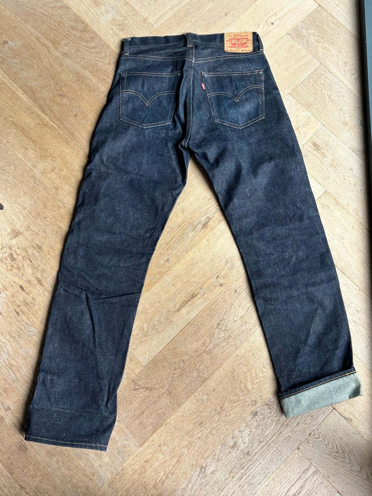 Vintage Levi's 551ZXX Selvedge Denim (1996) - Made in USA, Verzenden, Zo goed als nieuw, Blauw, W32 (confectie 46) of kleiner