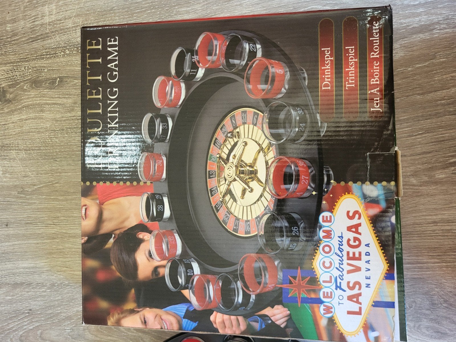Roulette Drinkspel - Perfect voor Feestjes!, Drie of vier spelers, Ophalen, Zo goed als nieuw, Welcome to Fabulous Las Vegas Nevada