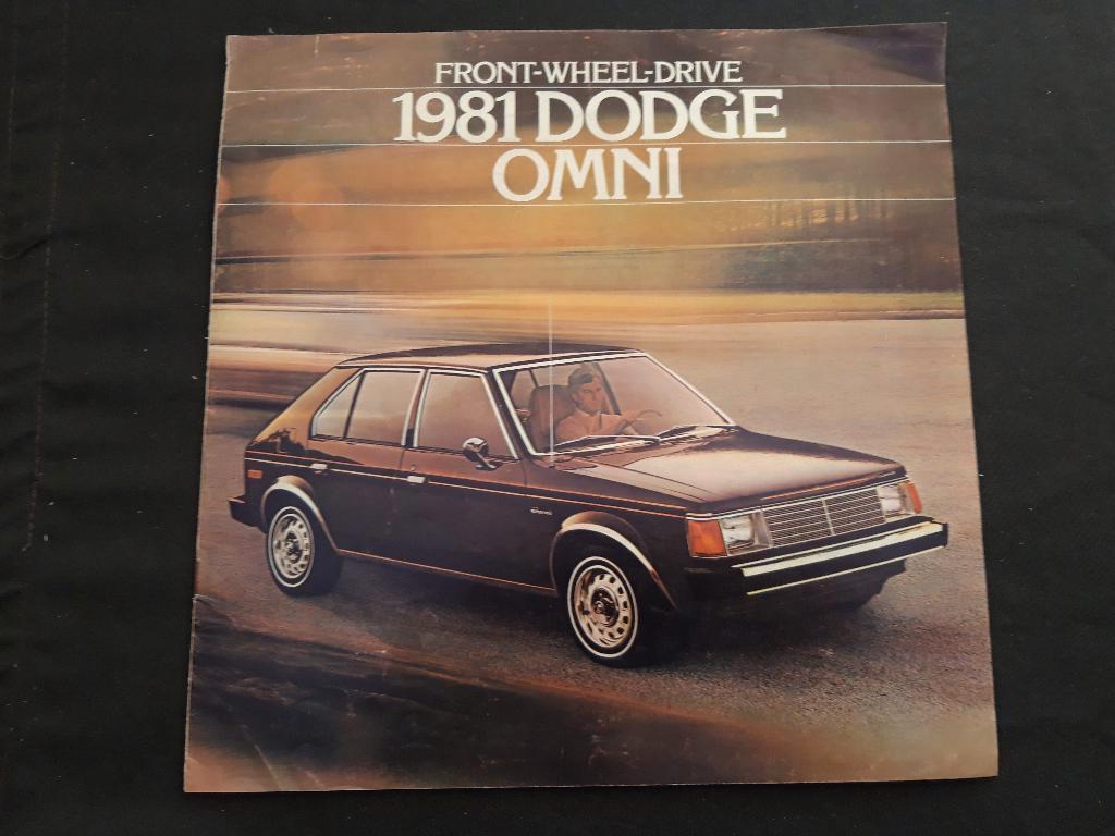 Folder Dodge Omni 1981 (USA), Ophalen of Verzenden, Zo goed als nieuw, Overige merken, Dodge