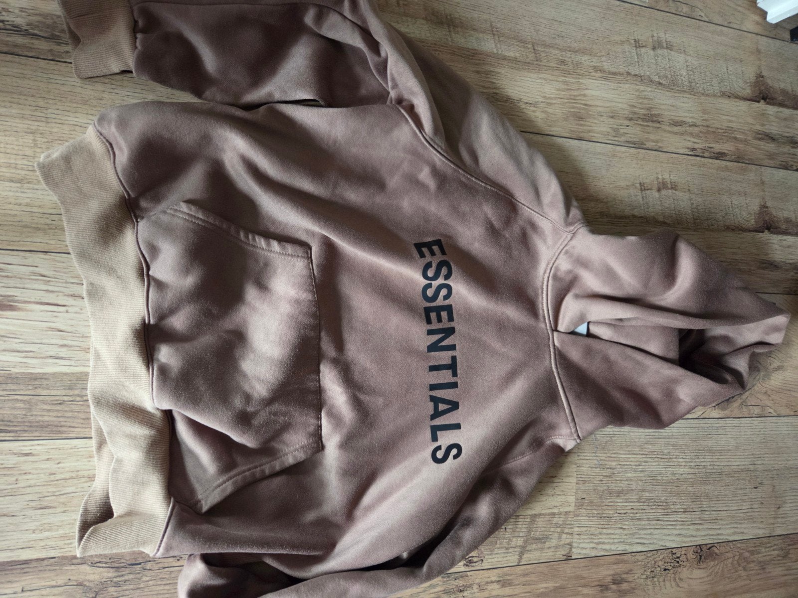 Essentials Hoodie Maat M - Comfortabele Trui, Ophalen, Bruin, Maat 48/50 (M), Essentials