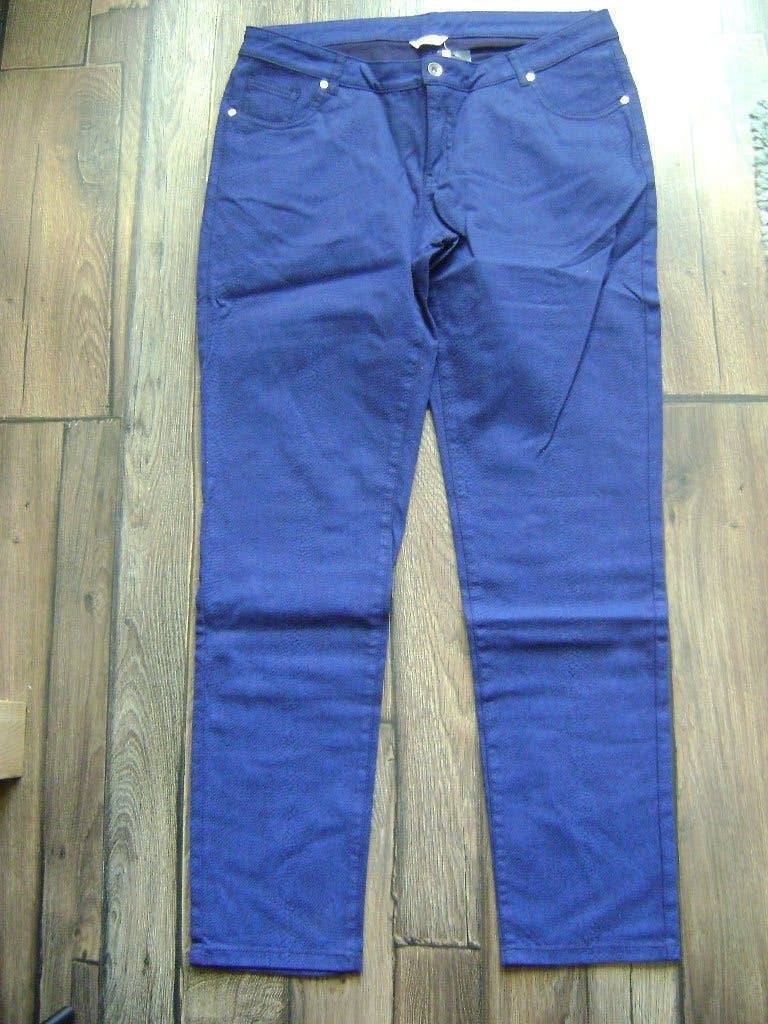 (nieuw) Hema blauwe broek met zwart werkje maat XL, Blauw, Maat 46/48 (XL) of groter, Nieuw, Ophalen of Verzenden