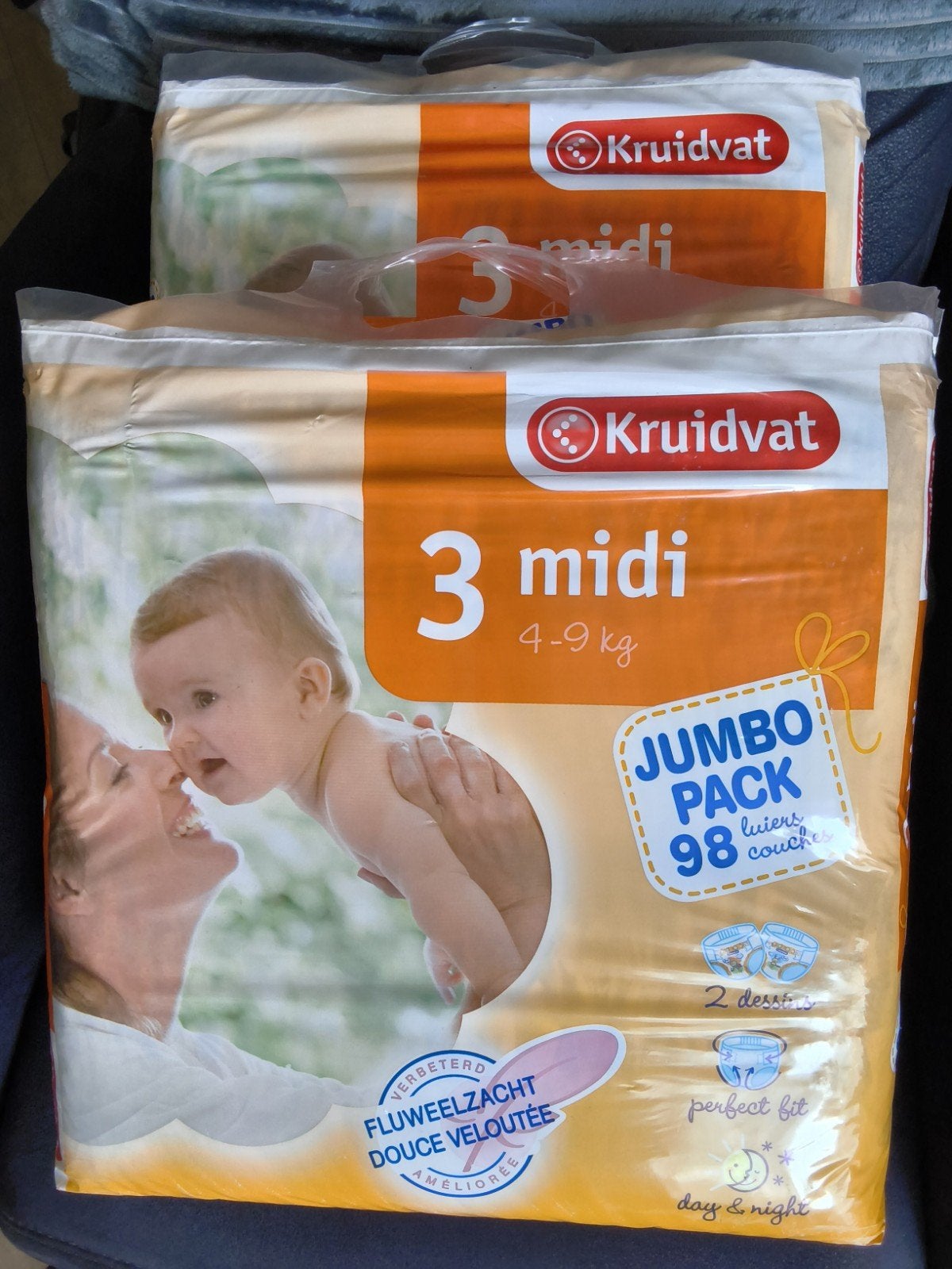 2 pakken pampers midi nieuw, Ophalen of Verzenden, Nieuw, Overige typen
