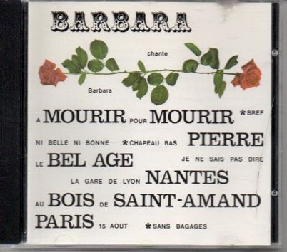 Barbara - Chante Barbara CD (Franse Chanson), Ophalen of Verzenden, Zo goed als nieuw, Chanson, Album