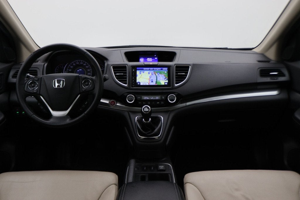 Honda CR-V 2.0 4WD Executive Leer, Panoramadak, Keyless, Tre, Auto's, Honda, 13 km/l, Gebruikt, 4 cilinders, Blauw