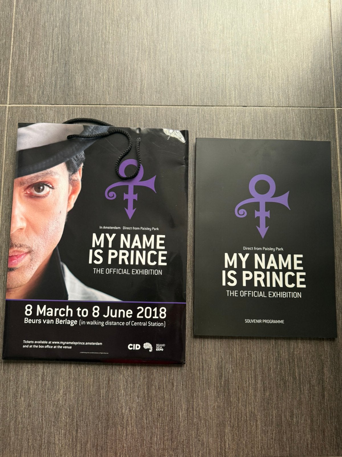Souvenir programme Prince exhibition 2018, Ophalen, Zo goed als nieuw