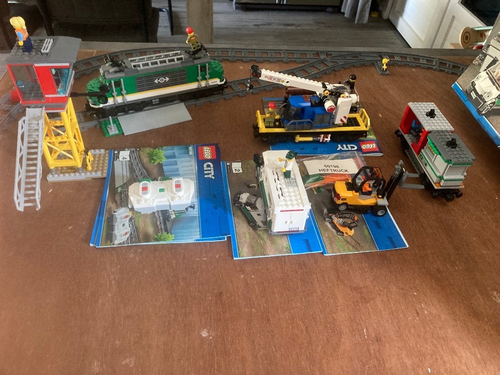 lego trein 60198, Ophalen, Lego, Zo goed als nieuw, Complete set