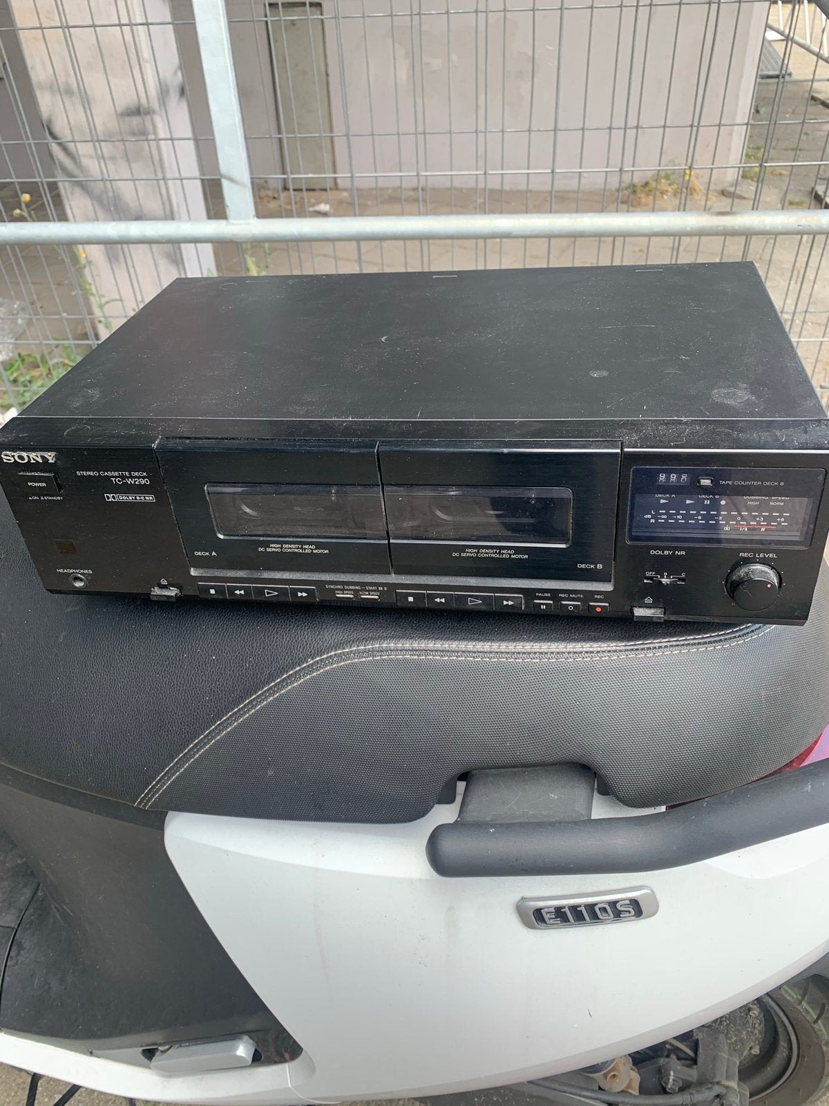 Sony TC-W290 Stereo Cassettedeck - Dubbel Deck, Audio, Tv en Foto, Cassettedecks, Ophalen, Dubbel, Sony, High speed dubbing
